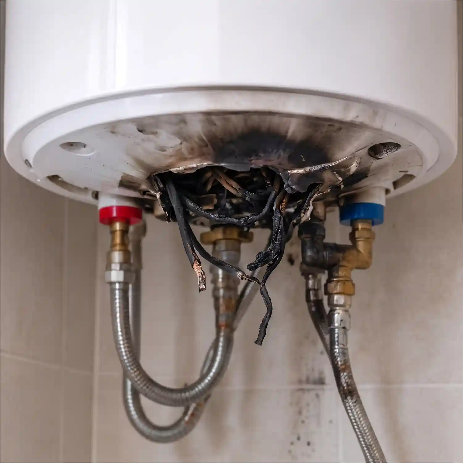 Termos Eléctricos antes de la Reparación